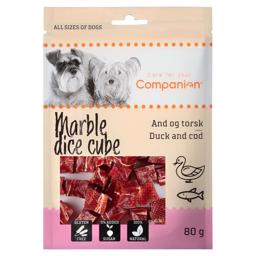 Companion Marble Dice Cube Terninger med And & Torsk 80g